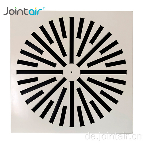 Klimaanlage Stahlquadrat Swirl Diffuser Register